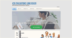 Desktop Screenshot of 420evaluationslongbeach.com